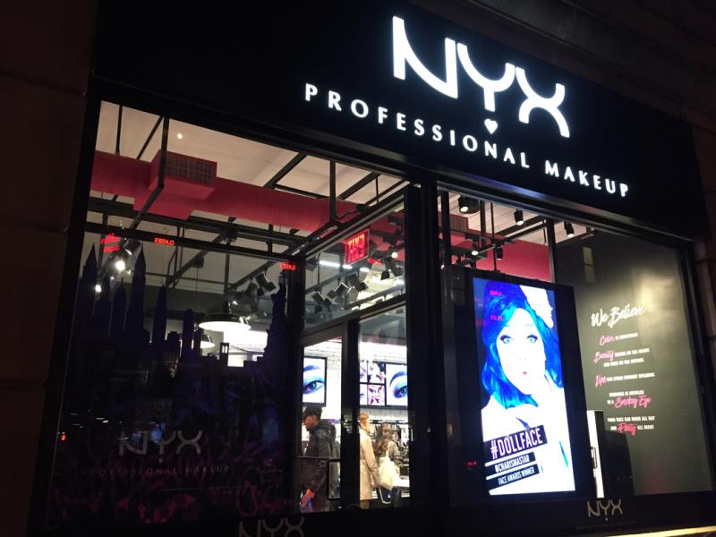 NYX Professional Makeupの外観です