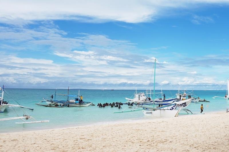 フィリピンのビーチの写真です