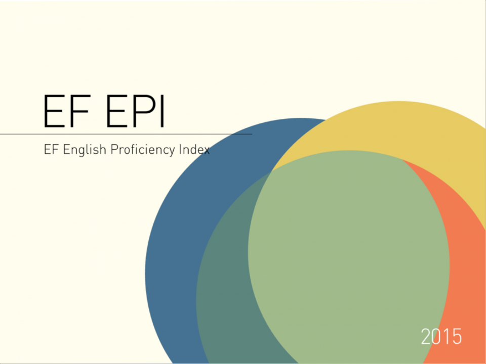 世界英語能力指数（EF EPI 2015）発表！日本は70カ国中30位に