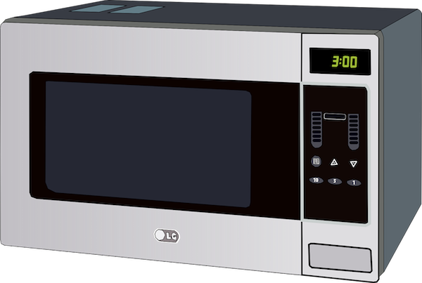 電子レンジは英語で「microwave (oven)」です。