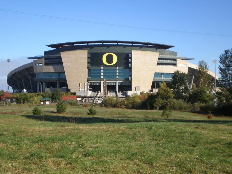 Autzen Stadiumはオレゴン大学のホームです
