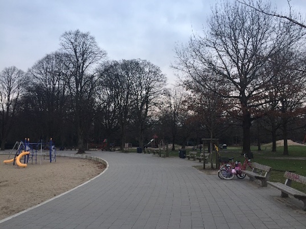 Stadtpark内にある遊具エリア