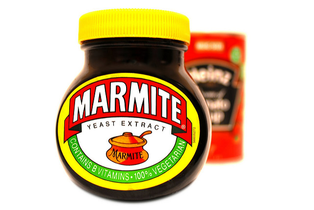 イギリスでも好みが分かれる「marmite（マーマイト）」です