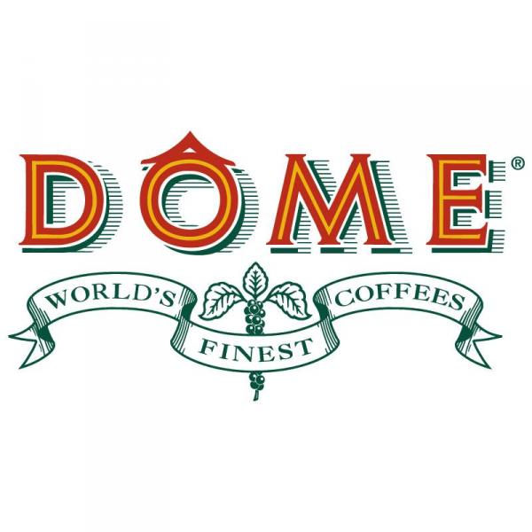 コーヒーチェーン「DOME cafe &amp; coffee」のロゴ